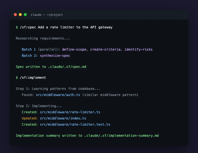 Spec First product screenshot