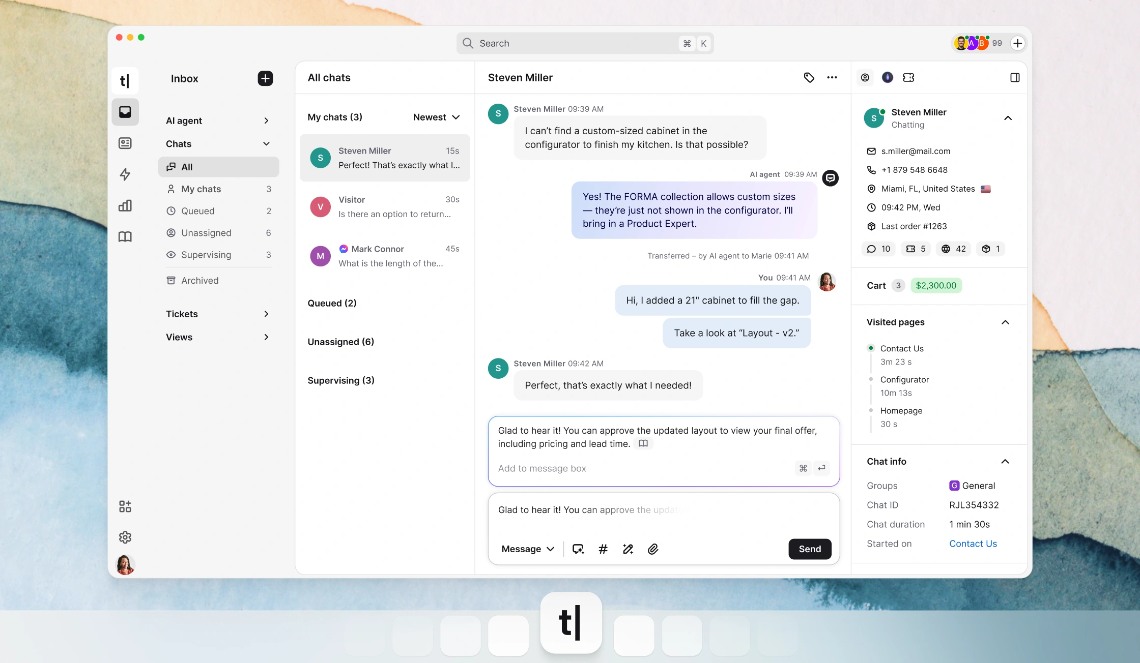 Text, Inc. / LiveChat, Inc. product screenshot